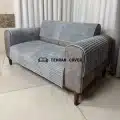 خرید کاور مبل دکوراتیو راه راه آبی