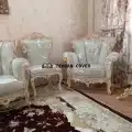 دوام کاور مبل استیل دسته متکایی