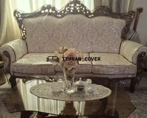 کاور مبل استیل دسته متکایی