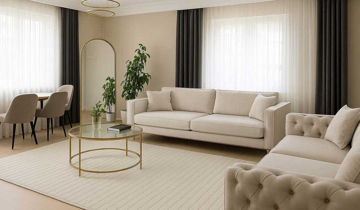پالت رنگی استاندارد برای دکوراسیون مینیمال